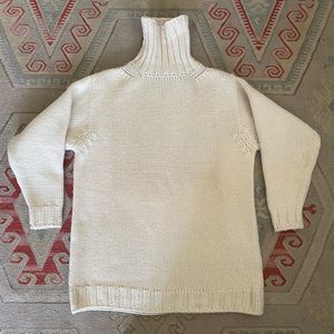 100% wool Irish turtleneck sweater